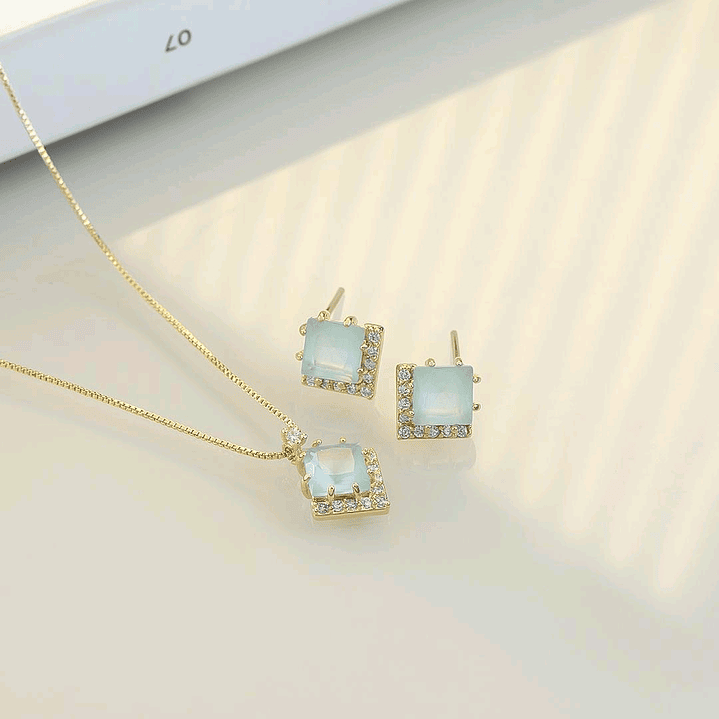 CONJUNTO AGUA MARINHA QUARADO 1