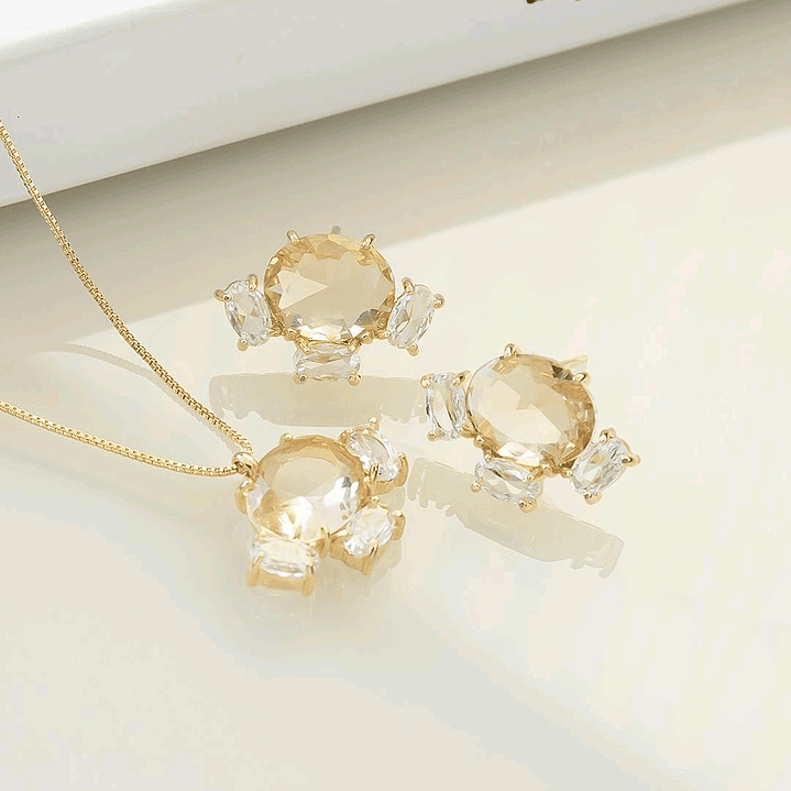 CONJUNTO OVAL MORGANITA CRISTAL 1