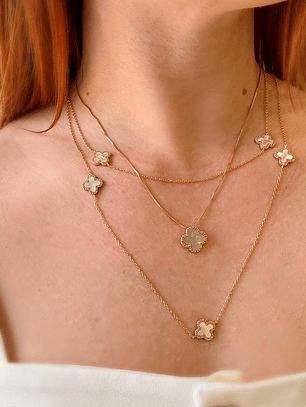 Colar trevo inspiração