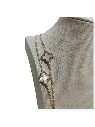 COLAR LONGO TREVO MADREPEROLA