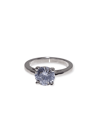 ANEL SOLITARIO PEDRA ZIRCONIA