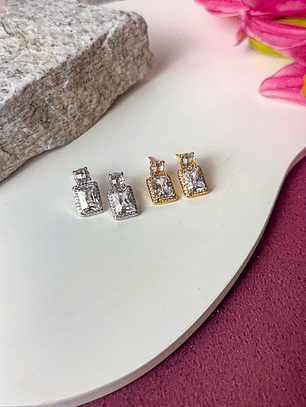 BRINCO RETANGULAR CRISTAL