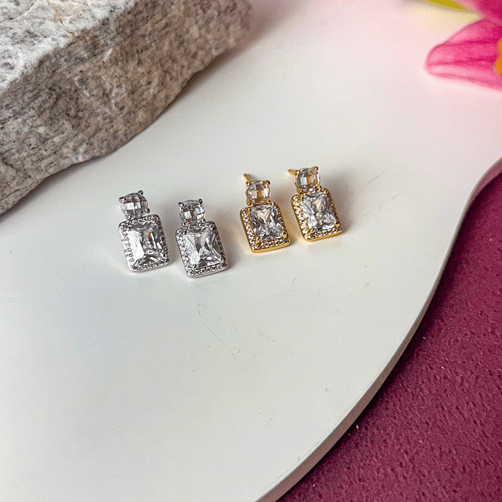 BRINCO RETANGULAR CRISTAL 1