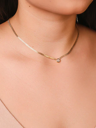 CHOKER PONTO DE LUZ 7MM