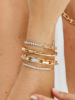 BRACELETE ESCRAVA DOURADO