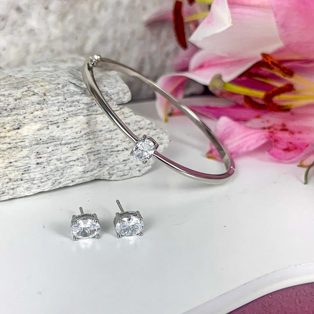 BRACELETE ZIRCONIA OVAL 1