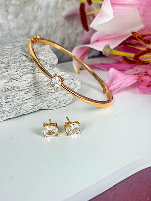 BRACELETE ZIRCONIA OVAL