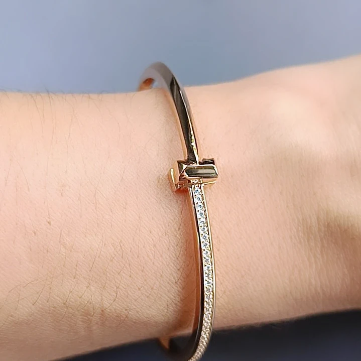 BRACELETE T LISO E CRAVEJADO 2