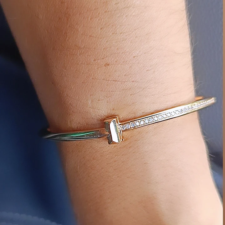 BRACELETE T LISO E CRAVEJADO 3