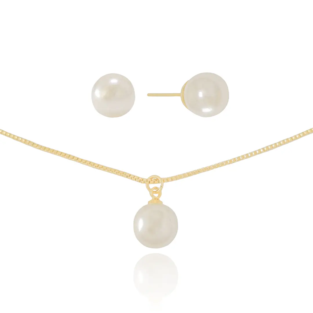 CONJUNTO PEROLA 8 MM 2