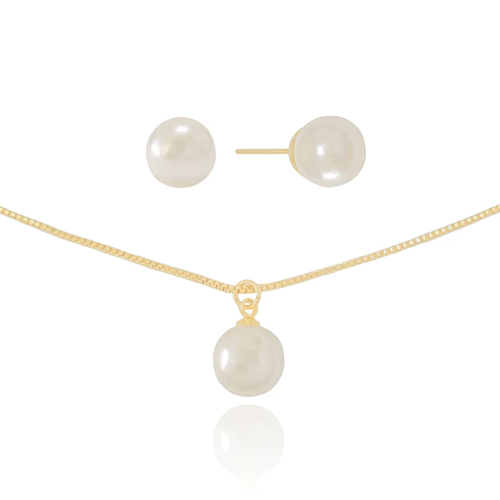 CONJUNTO PEROLA 8 MM 2