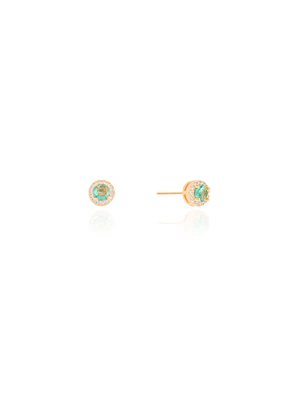 BRINCO PONTO DE LUZ TURMALINA CRISTAL 6MM