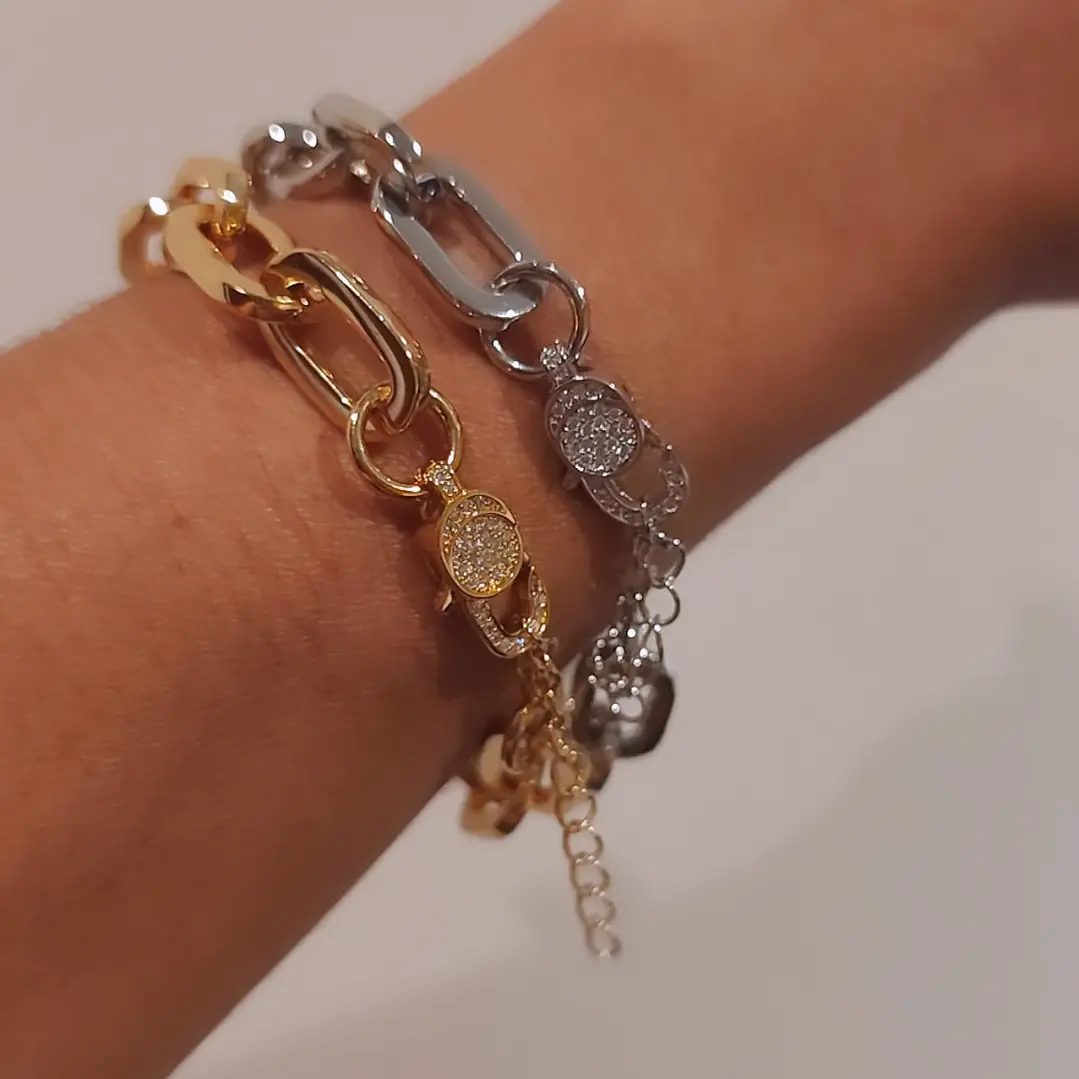 PULSEIRA ELOS LARGOS FECHO CRAVEJADO 3