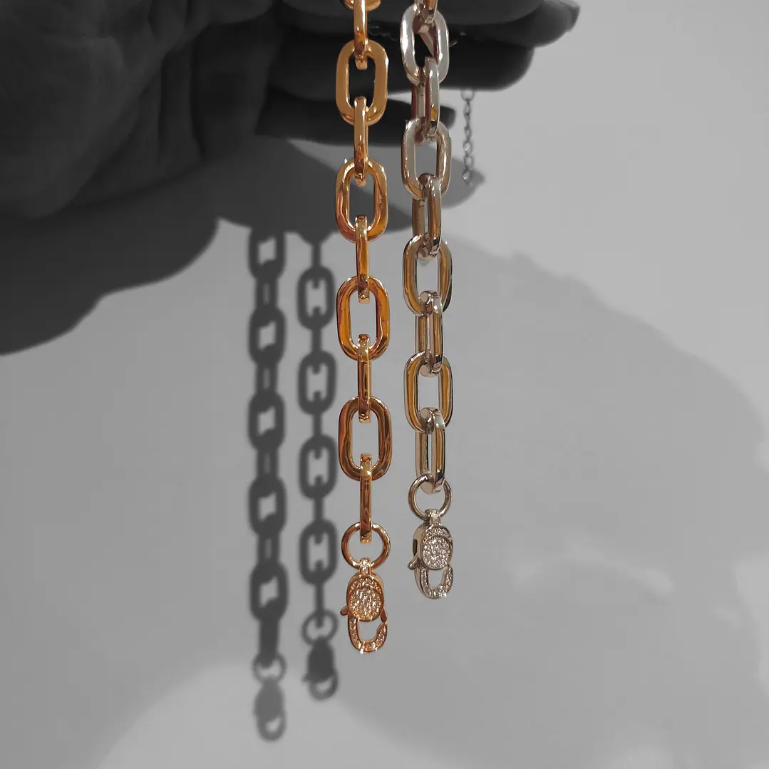 PULSEIRA ELOS LARGOS FECHO CRAVEJADO 4