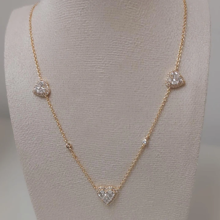 CHOKER TRES CORAÇÕES 3