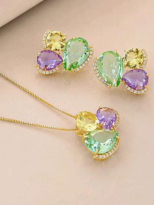CONJUNTO FORMAS PEDRAS COLORS