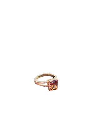 ANEL ZIRCONIA QUADRADA COLORS