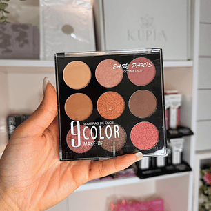 Paleta Sombras 9 cores  ALL NUDES