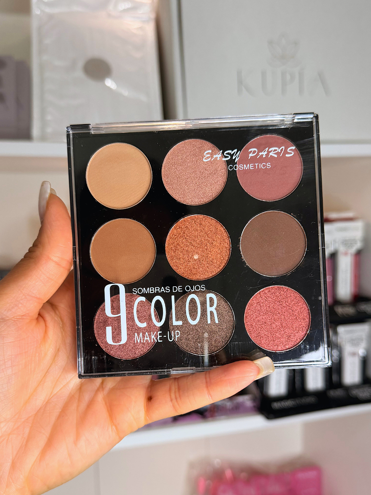 Paleta Sombras 9 cores  ALL NUDES 1