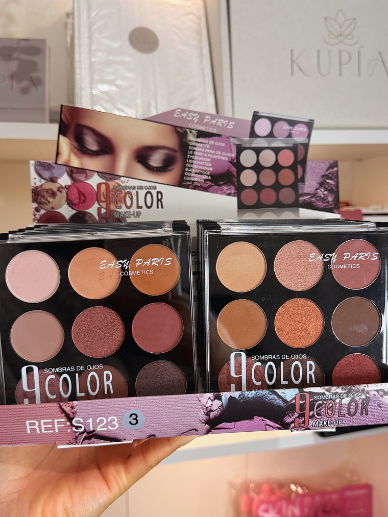 Paleta Sombras 9 cores  ALL NUDES 3