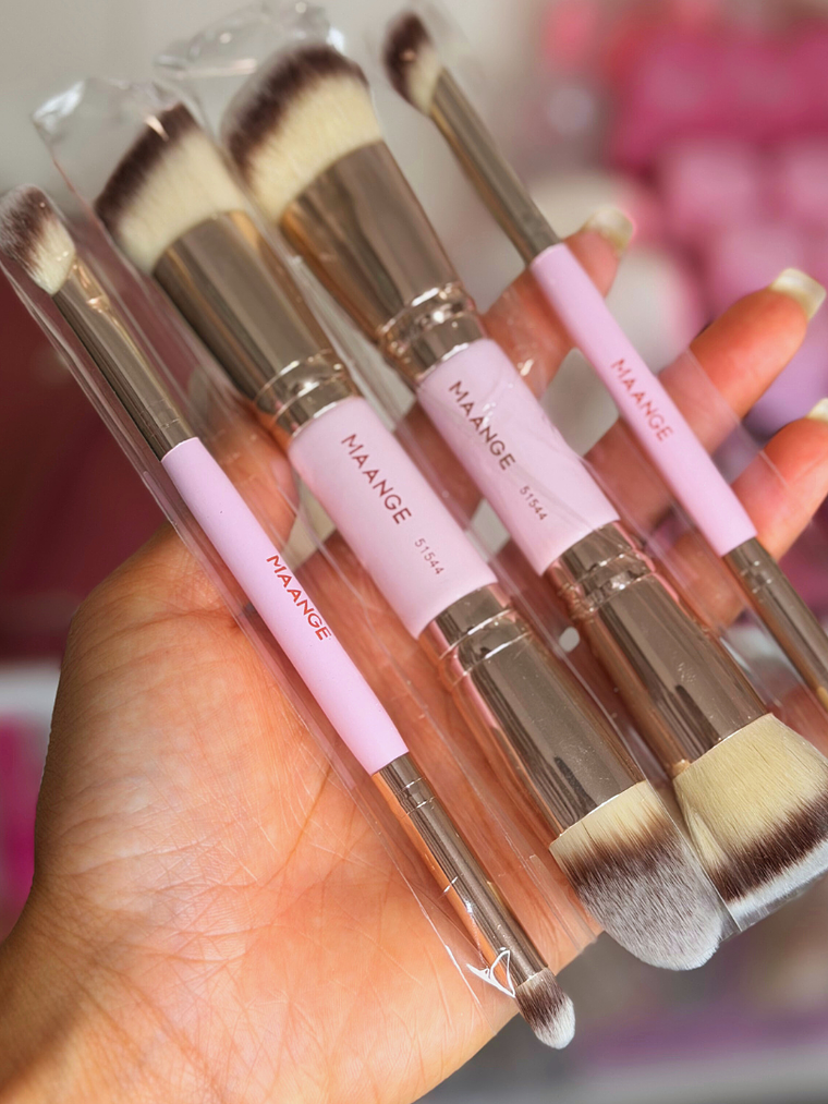 Conjunto 4 Pincéis PREMIUM ROSE GOLD 1