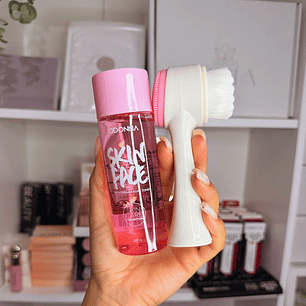 BOMB SKIN DUO (Escova de Limpeza facial + Toner Clareador)