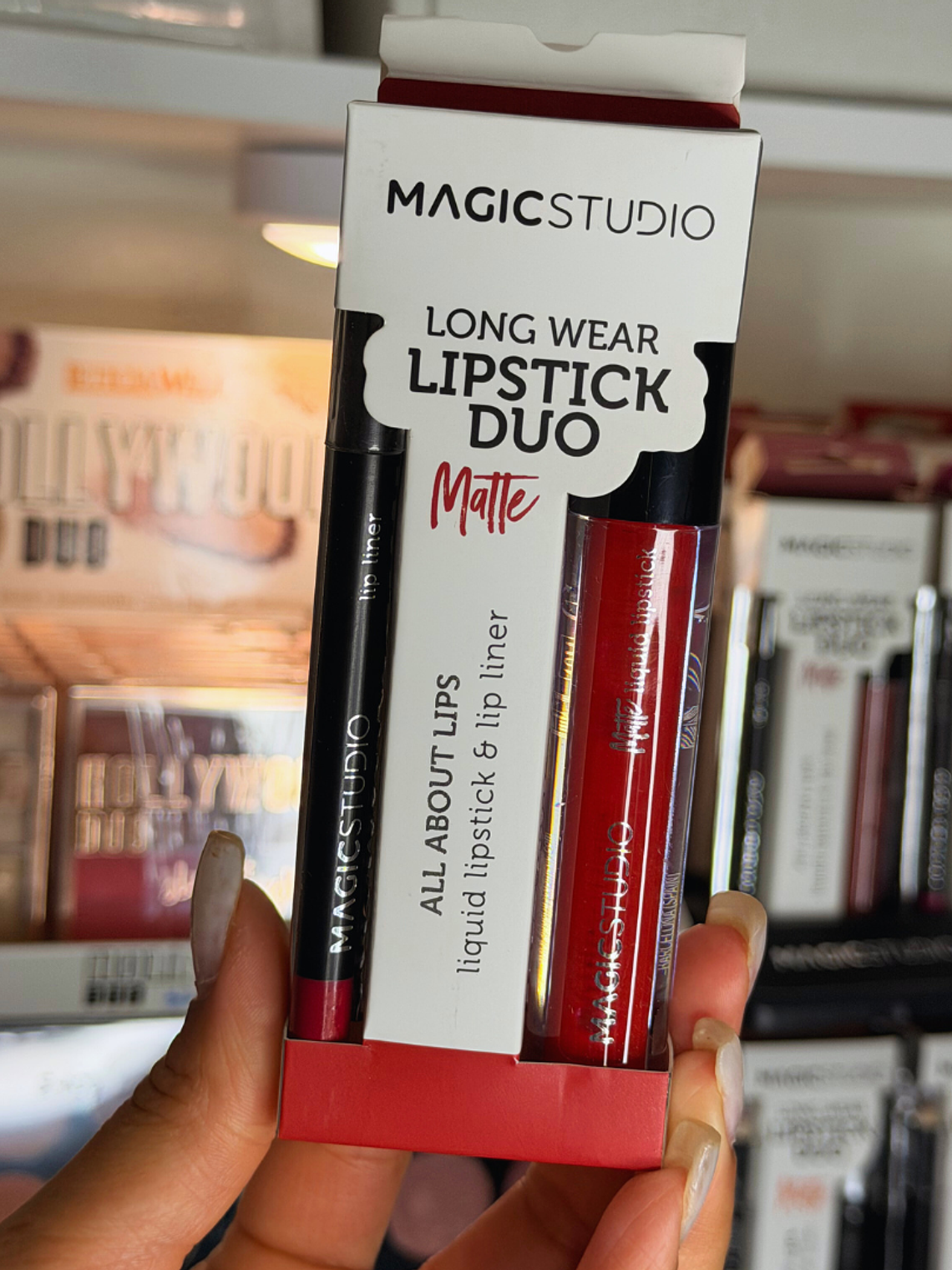 Lip DUO Longa duração SEXY RED  (LipstickMatte + Lápis de contorno)  1