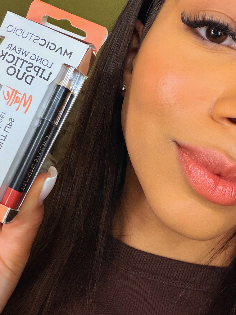 Lip DUO Longa duração SALMON  (Batom + Lápis de contorno) 2