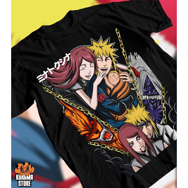 Polera Minato/Kushina - Naruto