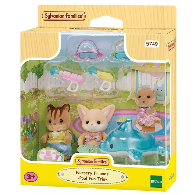 Set sylvanian families nursery friends