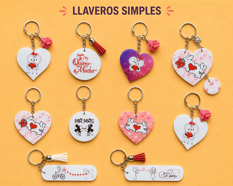 llaveros acrílico