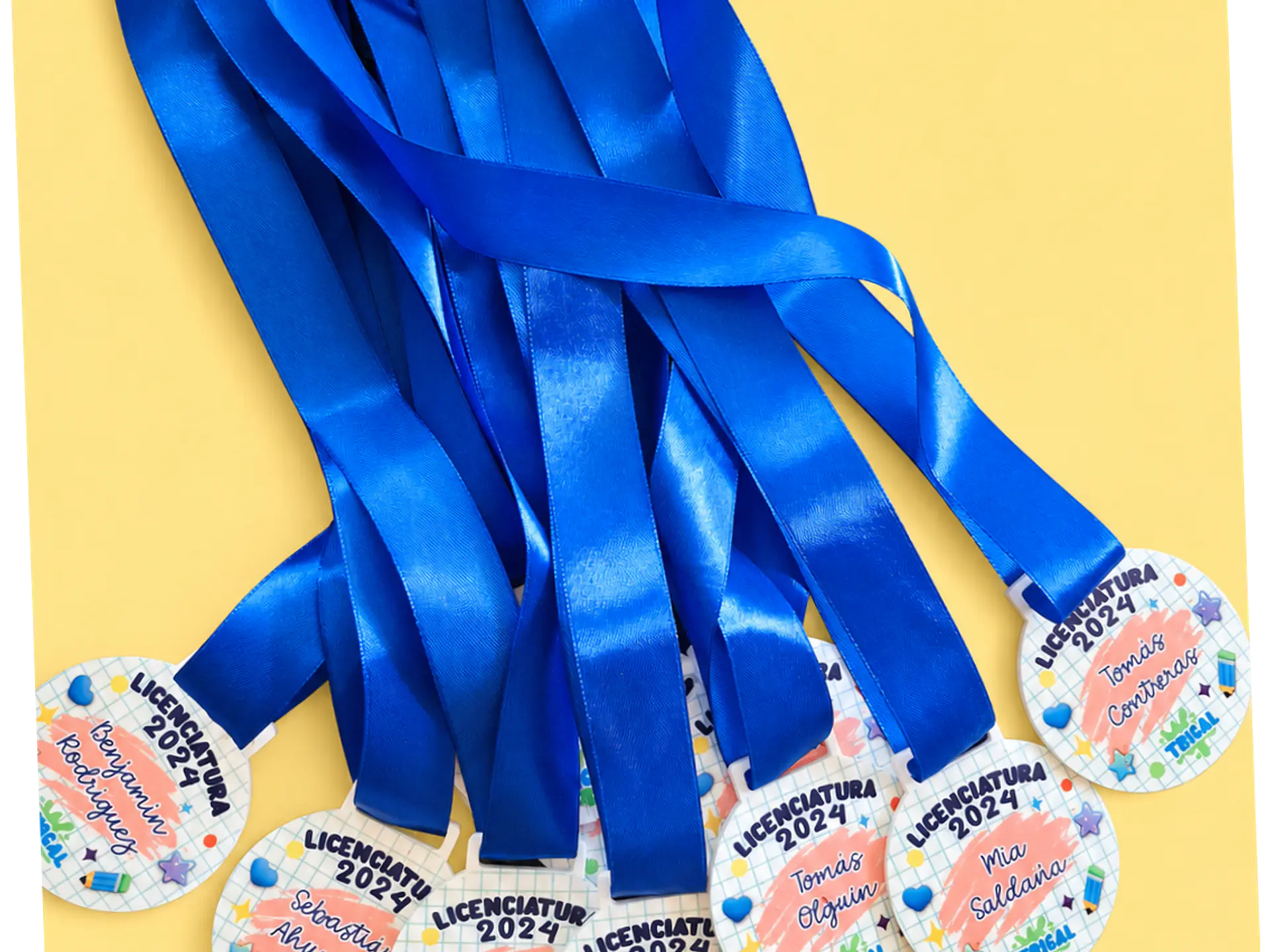 Medallas de acrílico sublimable 2