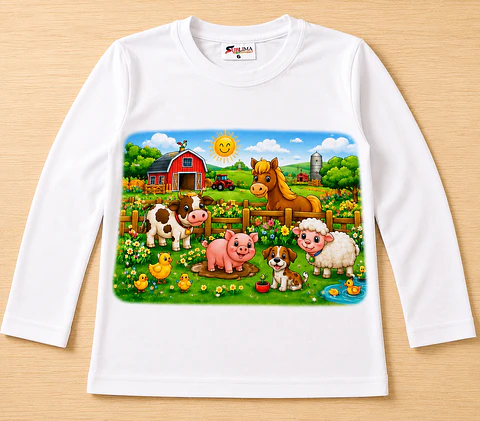 Polera niño sublimada m /larga