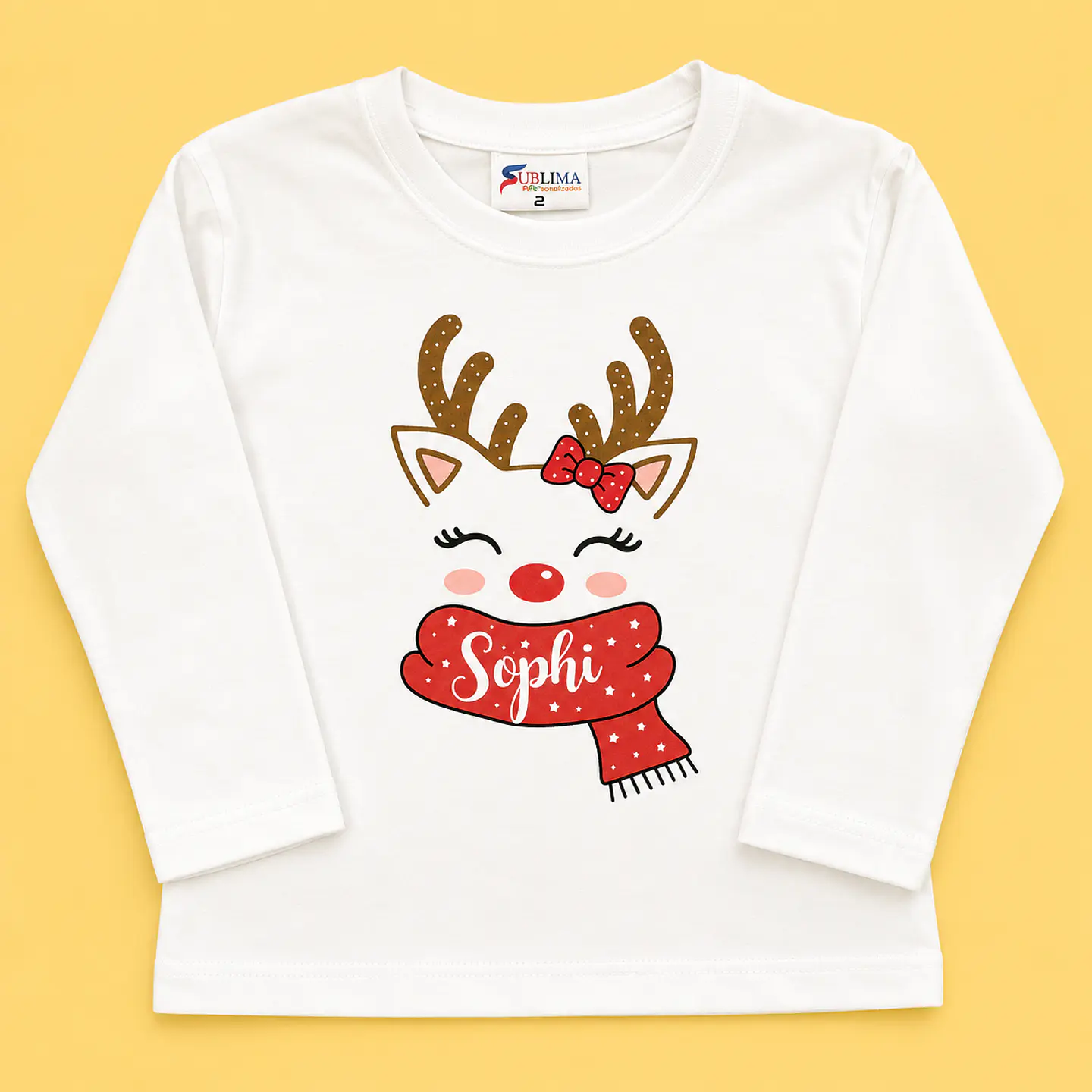 Polera niño sublimada m /larga 2
