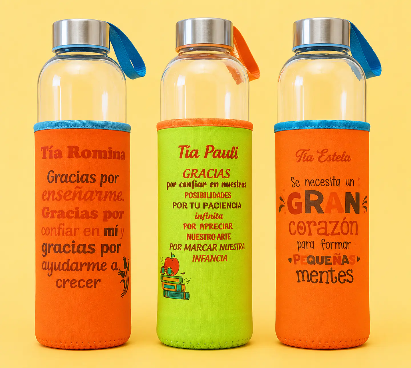Botellas con funda 1