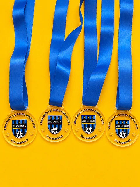 Medallas acrílico DTF UV
