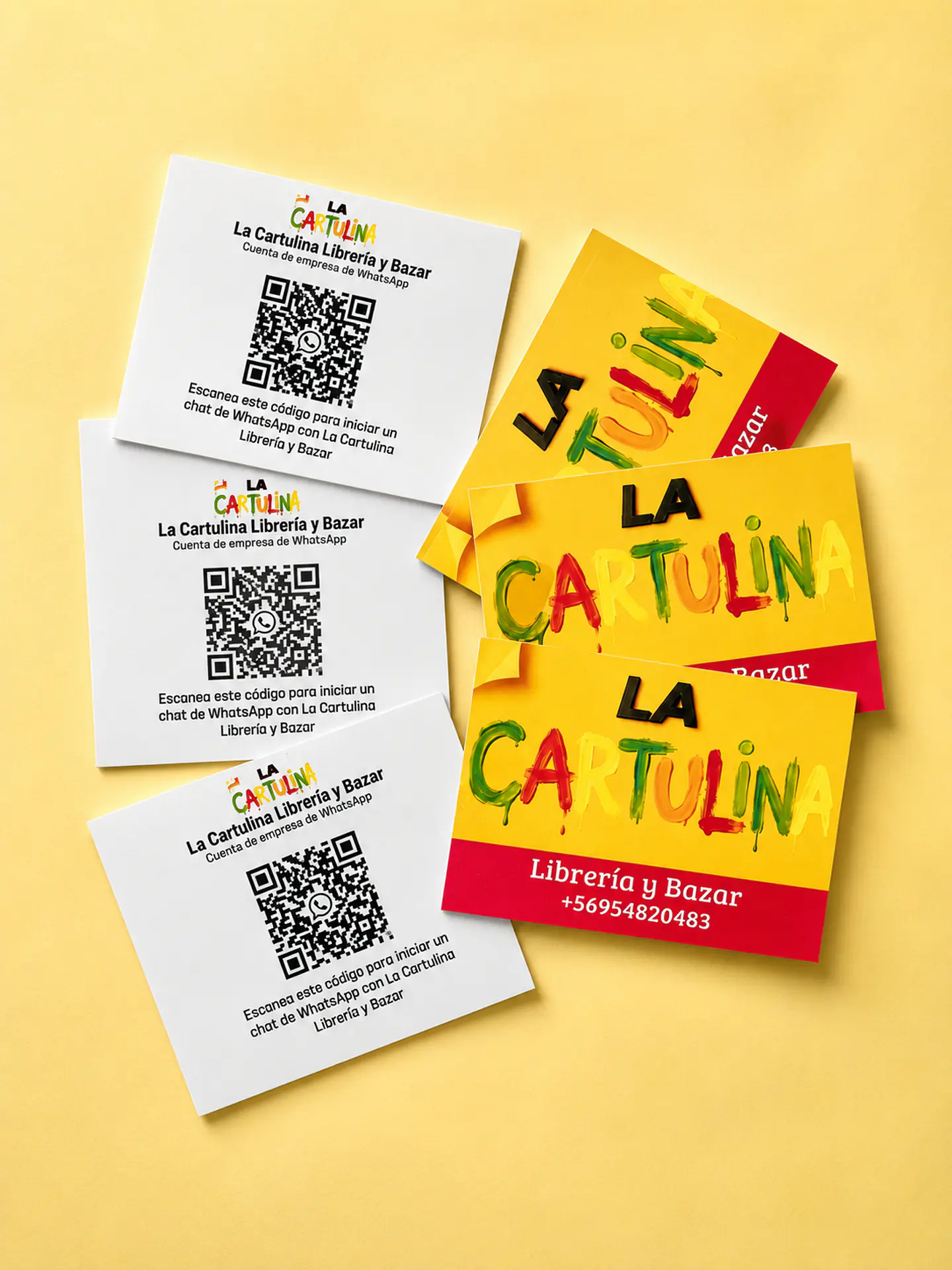 Tarjetas de presentación doble impresión 1