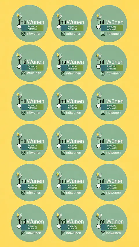 Stickers  3x3 cm (50 unidades)