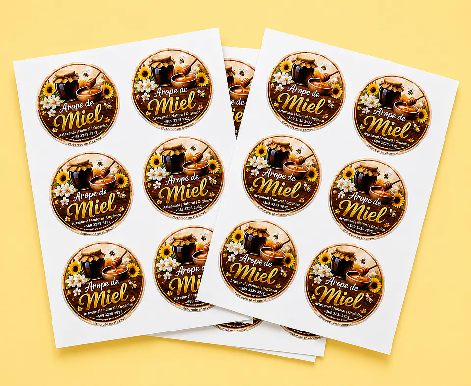 Stickers 9x9 cm   (50 unidades) 1