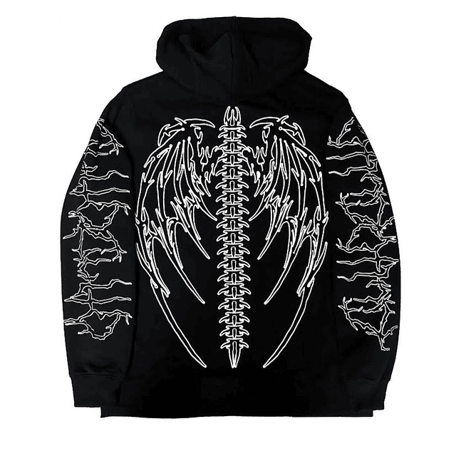 Tribal gotic hoodie