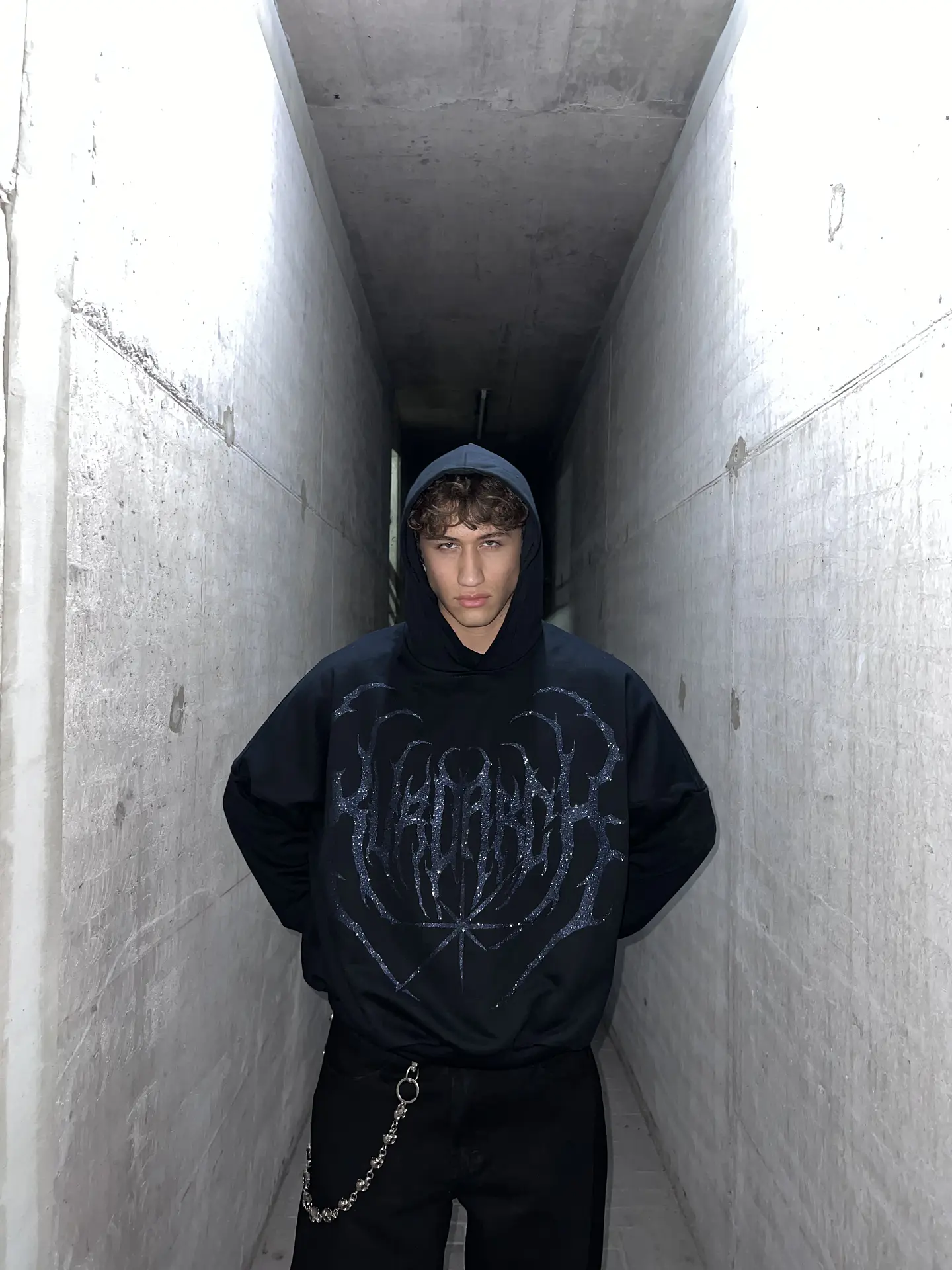 Tribalglitter hoodie 2