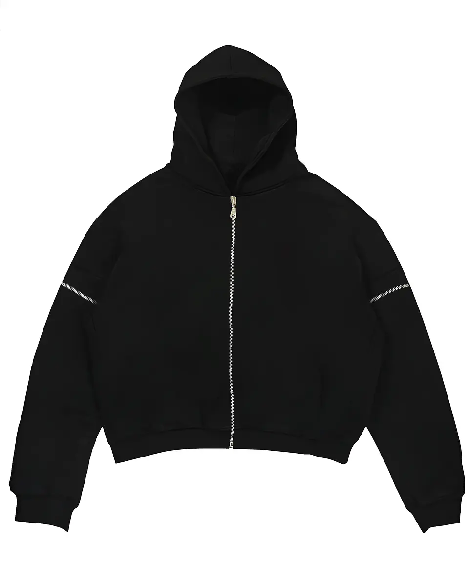 Multizipper hoodie  3