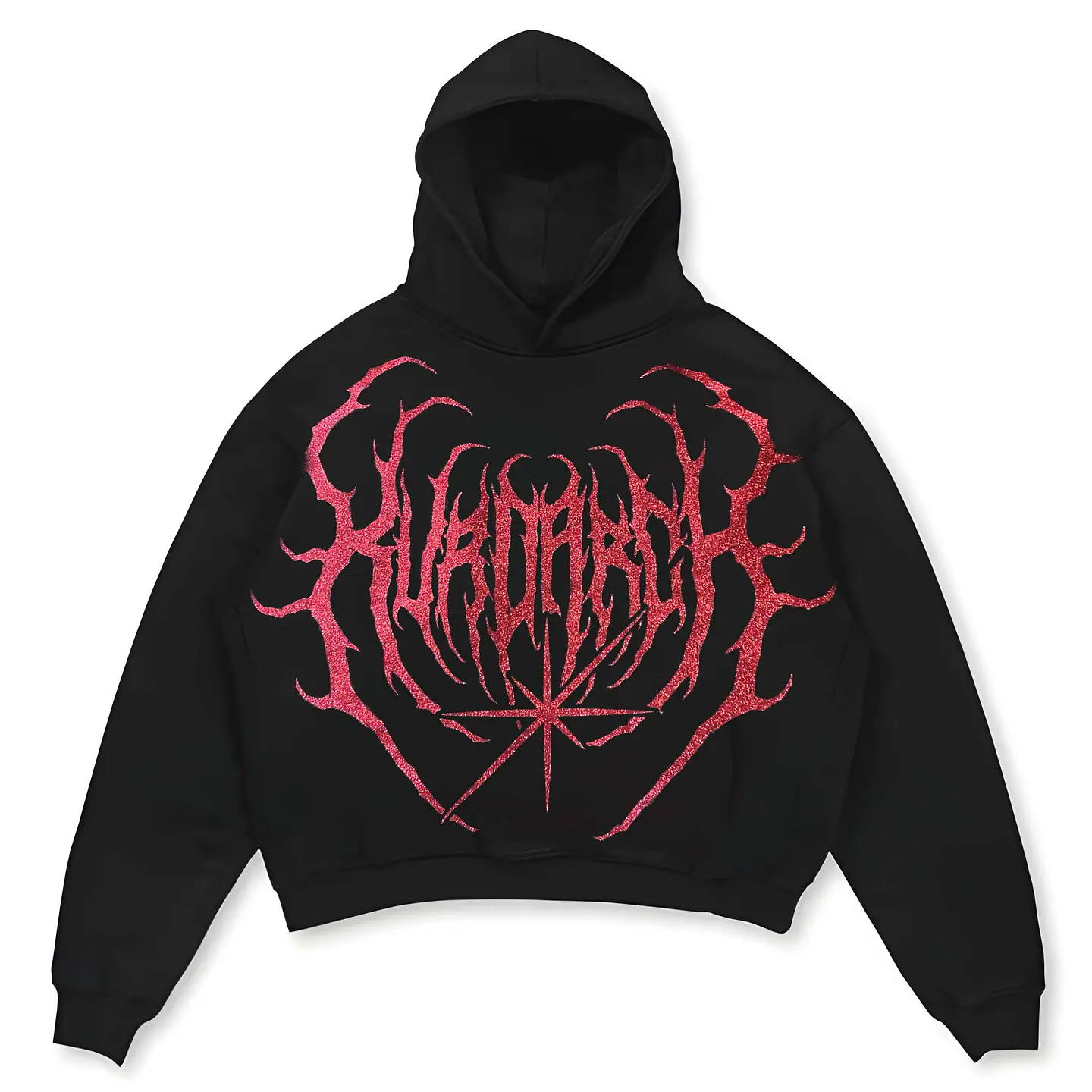 Tribalglitter hoodie red Valentine day 1