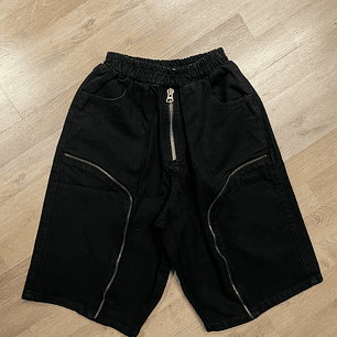 Multizipper jorts 