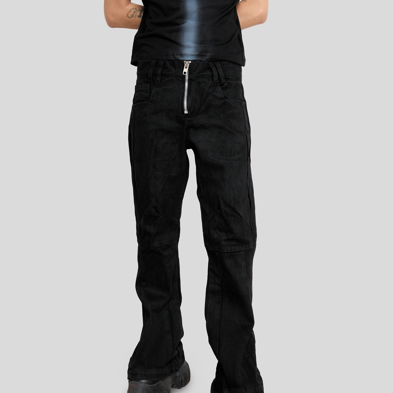 flared jeans kro Wax efect 1