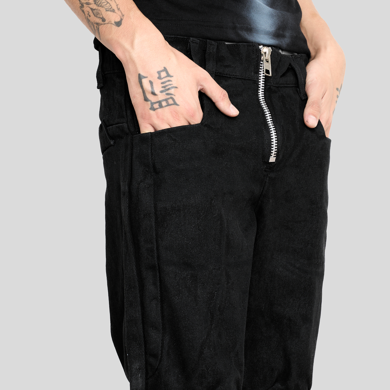 flared jeans kro Wax efect 4