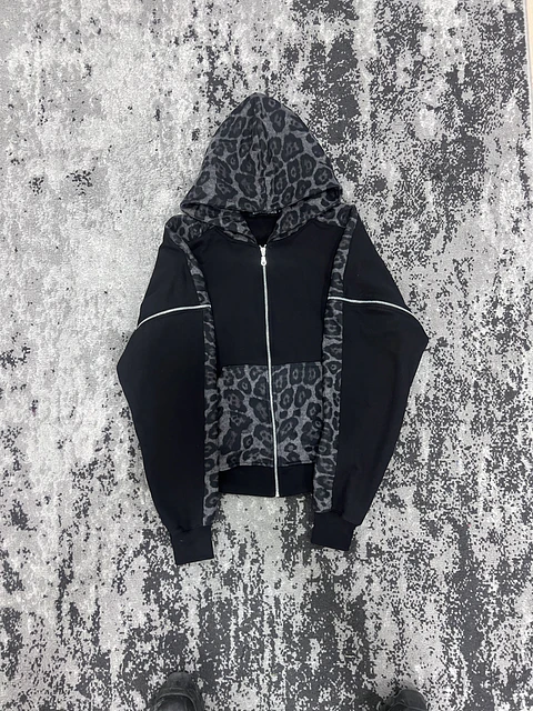 Multizipper leopard 