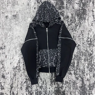 Multizipper leopard 