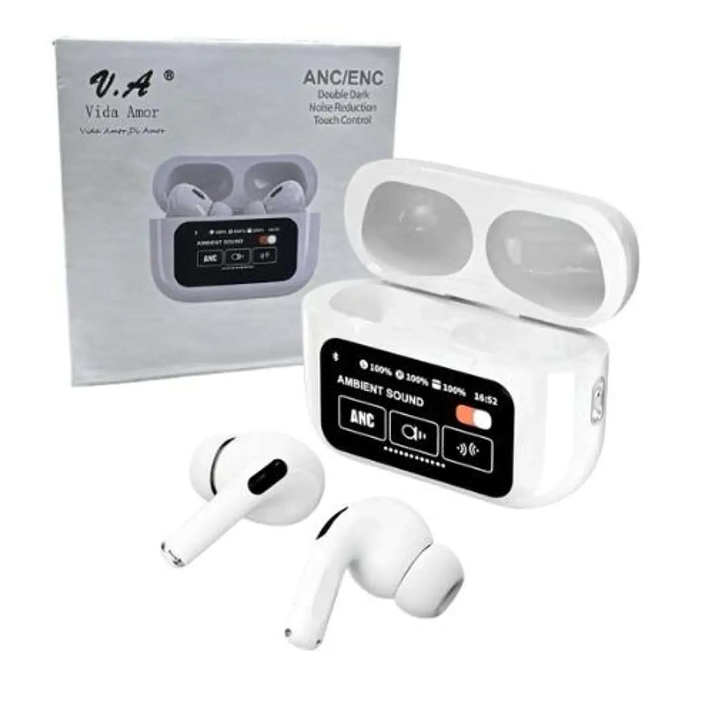 Auriculares Bluetooth – Tecnología ANC/ENC y Pantalla Inteligente 1