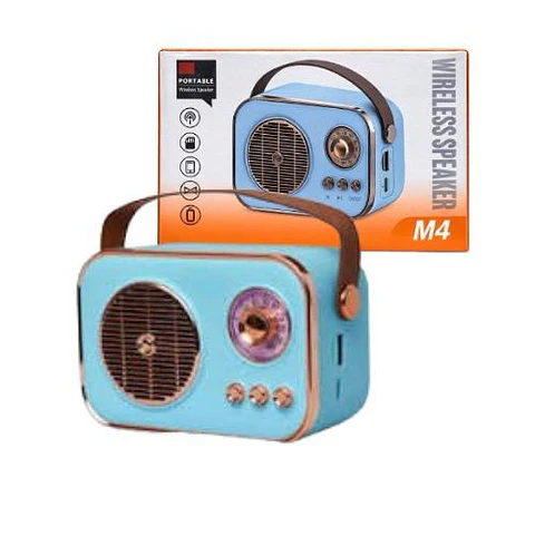 Parlante Bluetooth M4 Retro